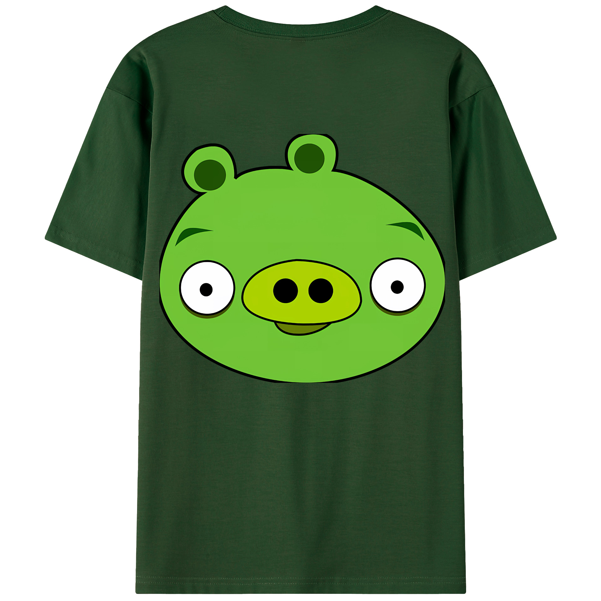 （画像用） Angry Birds アングリーバード 綿100％半袖Tシャツ（背面プリント）